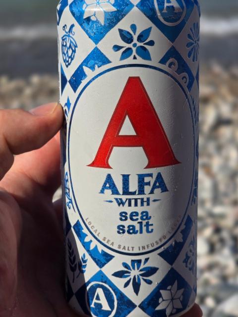 Alfa with sea salt 5.0%, Athenian Brewery (Heineken), Greece