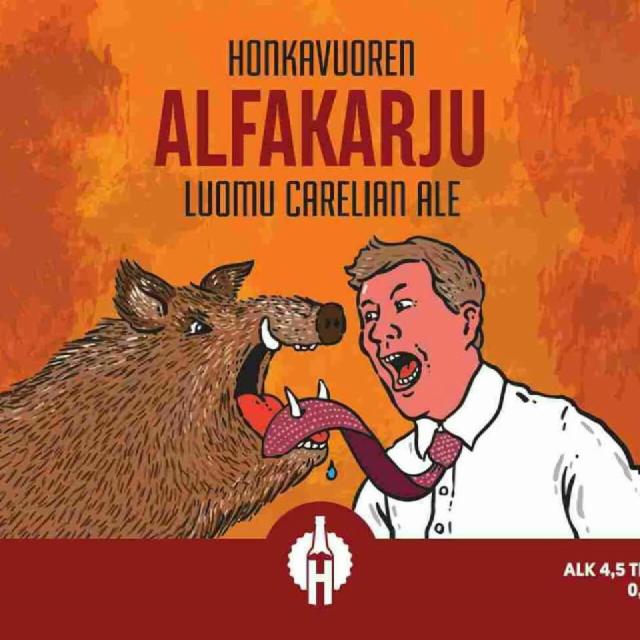 Alfakarju Luomu Carelian Ale 4.5%, Panimo Honkavuori, Finland
