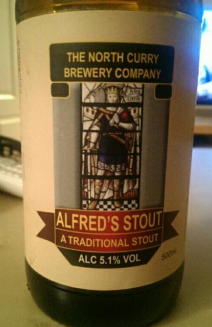Alfred's Stout 5.1%, The North Curry Brewery Company, England