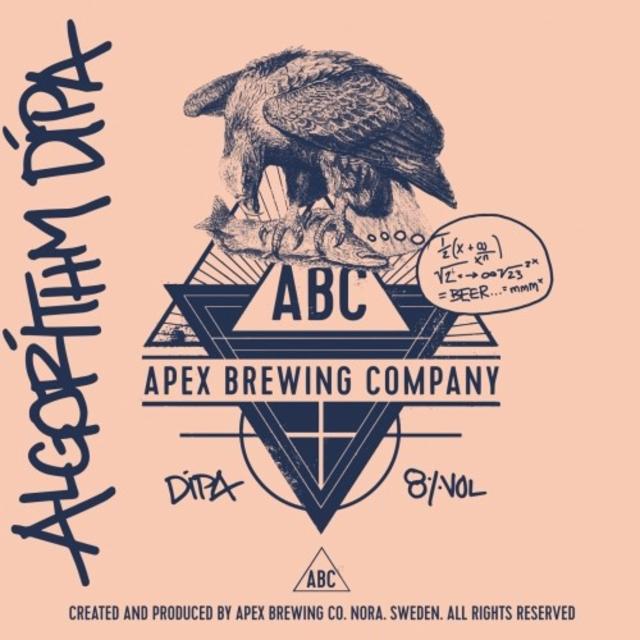 Algorithm DIPA 8.0%, Apex Brewing Company, Sweden
