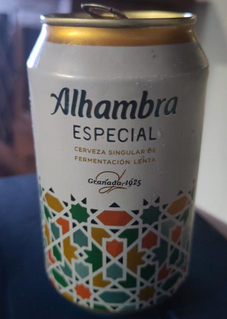 Alhambra Especial Granada 1925 5.4%, Alhambra (Grupo Mahou-San Miguel), Spain