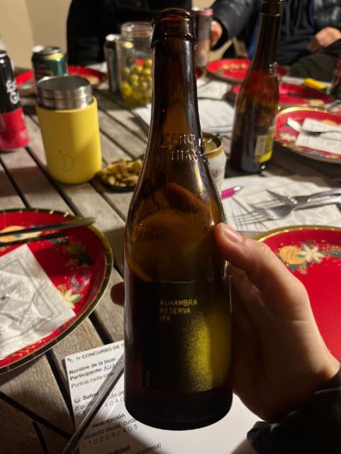Alhambra Reserva Esencia Citra IPA 6.5%, Alhambra (Grupo Mahou-San Miguel), Spain