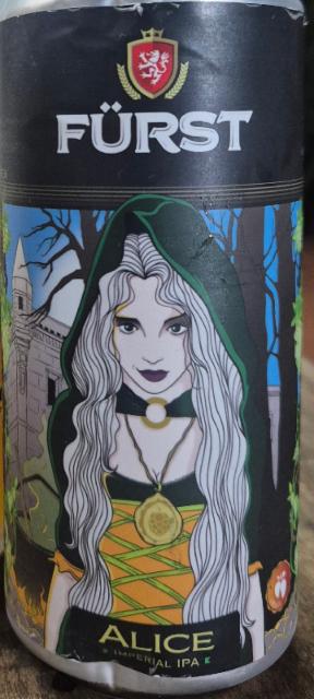 Alice 8.5%, Cervejaria Fürst, Brazil