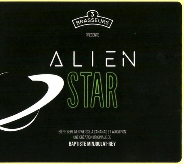 Alien Star 4.5%, Les 3 Brasseurs / The 3 Brewers Lille, France
