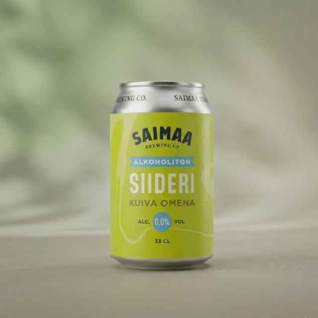 Alkoholiton Siideri Kuiva Omena 0.0%, Saimaa Brewing Company, Finland