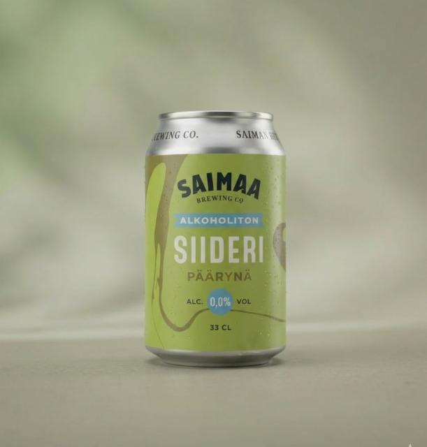Alkoholiton Siideri Päärynä 0.0%, Saimaa Brewing Company, Finland