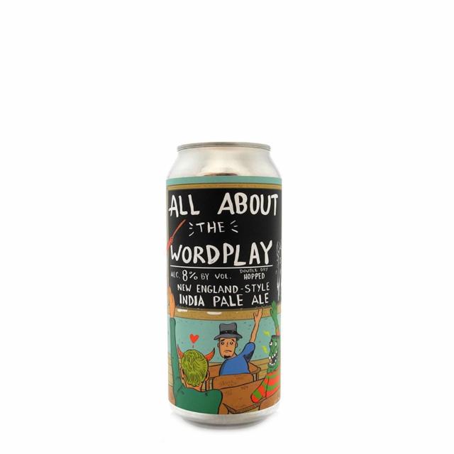All About The Wordplay 8.0%, Abomination Brewing Company, United States