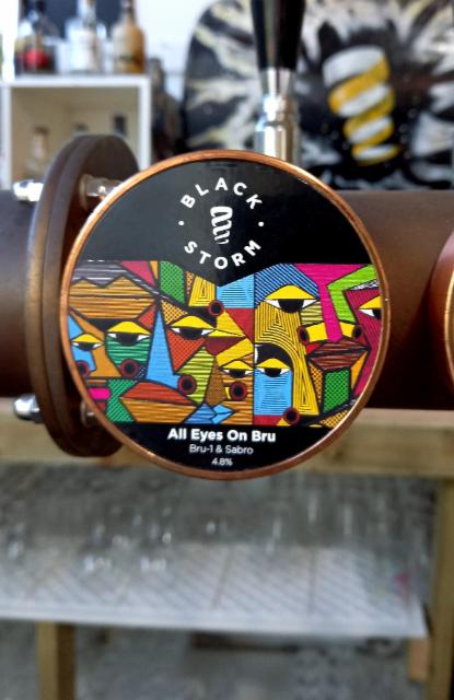 All Eyes on Bru 4.8%, Black Storm Brewery, England