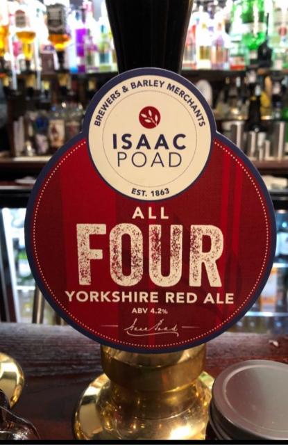 All Four 4.2%, Isaac Poad Brewing, England