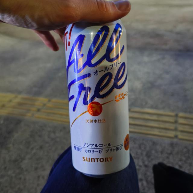 All Free (オールフリー) 0.0%, Suntory Liquors Limited, Japan