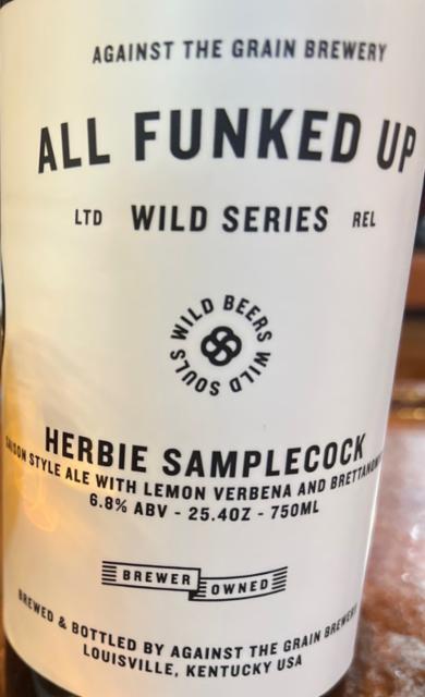 All Funked Up - Herbie Samplecock 7.0%, Against the Grain Brewery, United States
