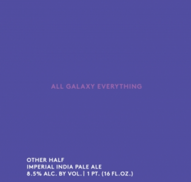 All Galaxy Everything 8.5%, Other Half Brewing Co., United States