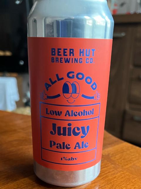 All Good 1.0%, Beer Hut Brewing Co, Northern Ireland