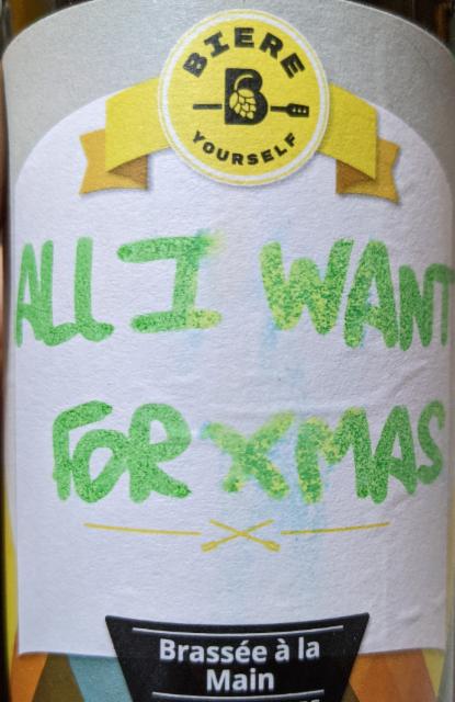 All I Want For Xmas 5.8%, Bière Yourself, France