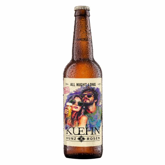 All night long - ultra light pale ale 1.0%, Kuehn Kunz Rosen, Germany