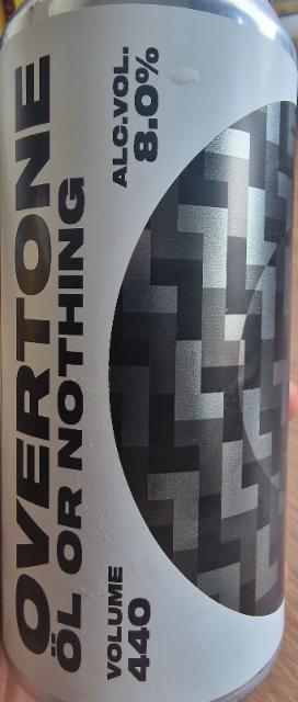 all or nothing 8.0%, Overtone Brewing Co., Scotland