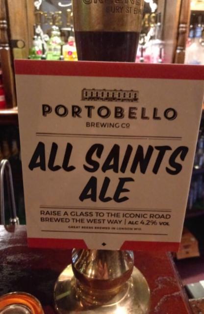 All Saints Ale 4.2%, Portobello Brewing, England