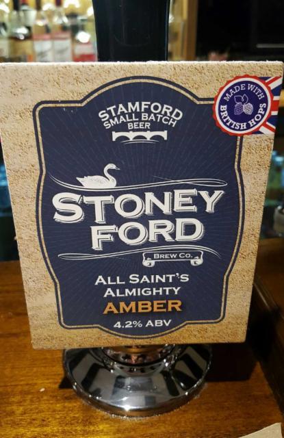 All Saint's Almighty 4.2%, Stoney Ford Brew Co., England