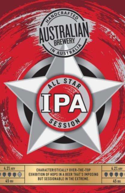 All Star Session IPA 4.2%, Esker Beer Co. (Australian Brewery), Australia
