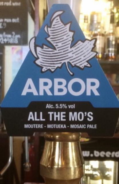 All the Mo's 5.5%, Arbor Ales, England