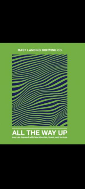 All the Way Up Blackberry Lime 4.8%, Mast Landing Brewing Co., United States