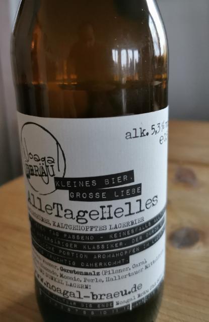 AlleTageHelles 5.3%, Noagal Bräu, Germany