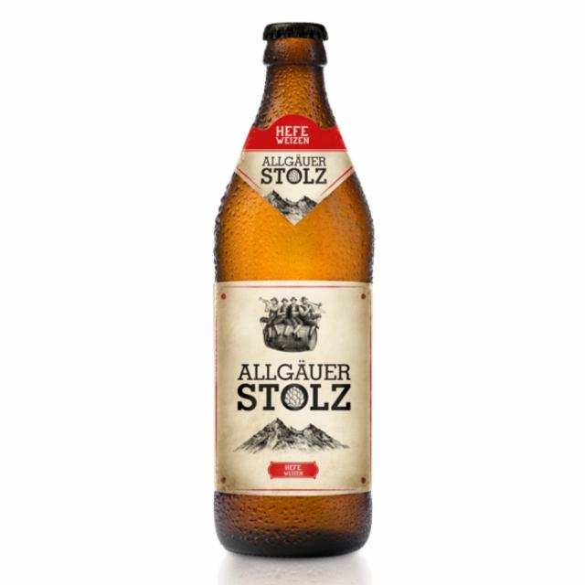 Allgäuer Stolz Hefe-Weizen 4.8%, Stolz, Germany