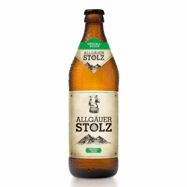 Allgäuer Stolz Kristall Weizen 4.8%, Stolz, Germany