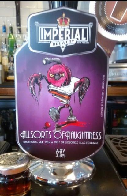 Allsorts Of Naughtiness 3.8%, Imperial Brewery, England