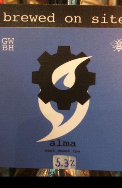 Alma 5.3%, The Gas Works Brewbar, England