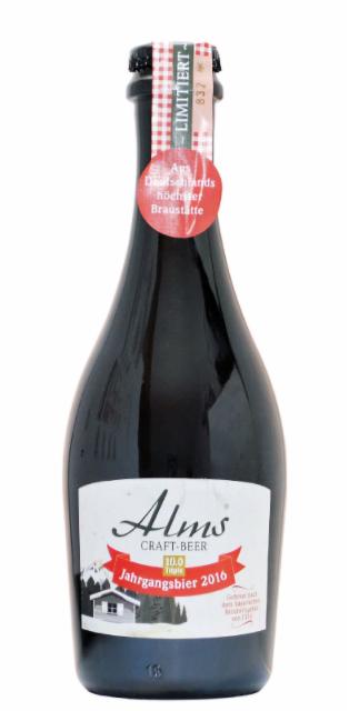 Alms craft beer jahrgangsbier 2016 10.0%, Privatbrauerei Höss der Hirschbräu, Germany