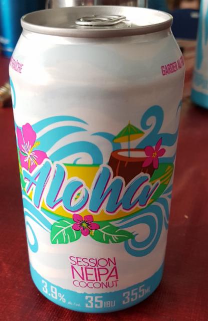 Aloha Session NEIPA Coconut 3.9%, Microbrasserie Vox Populi (Groupe Glutenberg), Canada