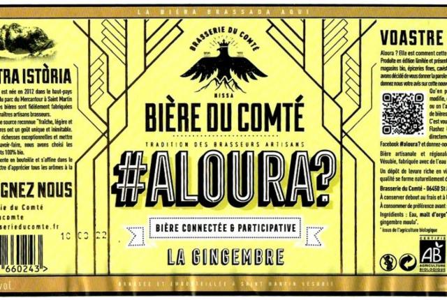 #Aloura? 5.0%, Brasserie Du Comté, France