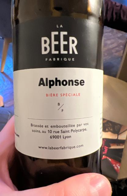 Alphonse 5.0%, La Beer Fabrique, France