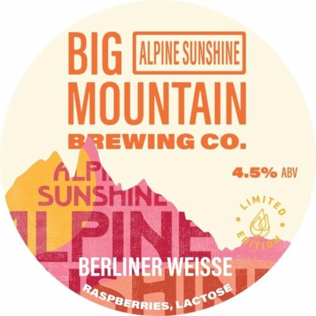 Alpine Sunshine 4.5%, Big Mountain Brewing Co., France