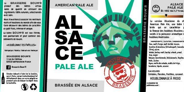 Alsace Pale Ale 5.7%, Brasserie Boum'R, France