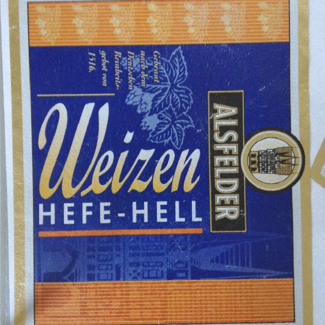 Alsfelder Weizen Hell, Alsfelder Landbrauerei