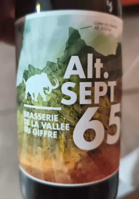alt sept 65 7.6%, Brasserie De La Vallée Du Giffre, France