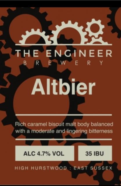 Altbier 4.7%, Engineer Brewery, England