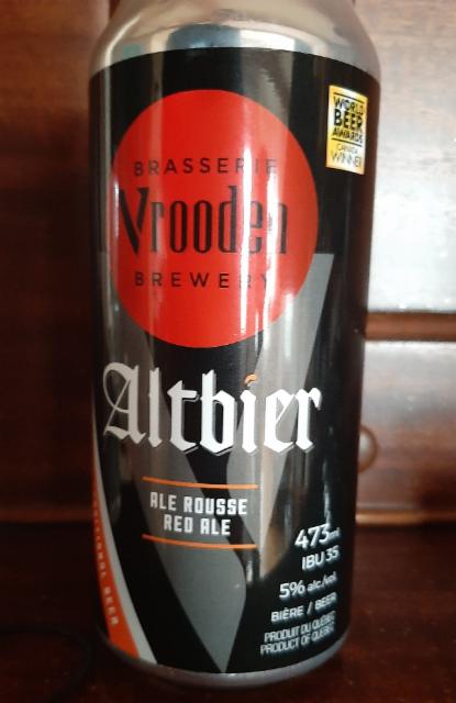 Altbier 5.0%, Brasserie Vrooden, Canada