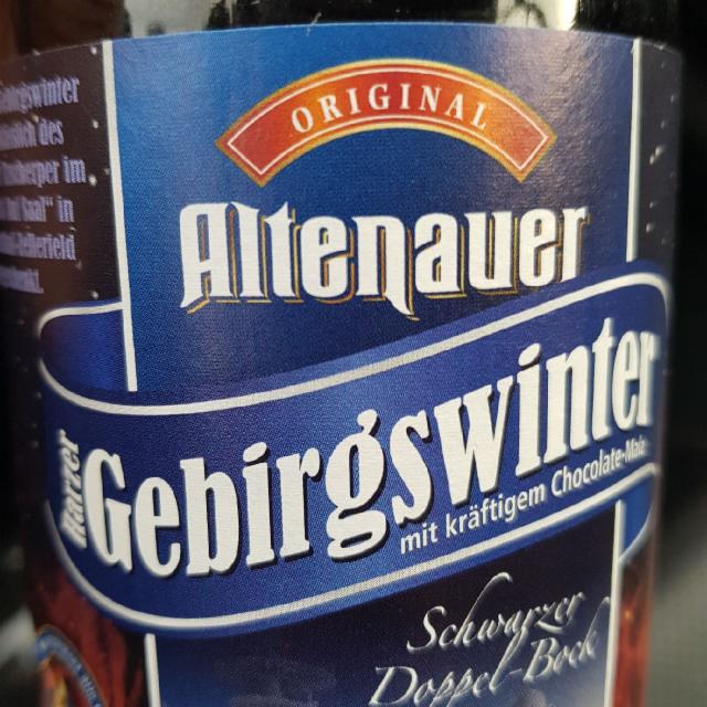 Harzer Gebirgswinter 7.9%, Altenauer Brauerei, Germany