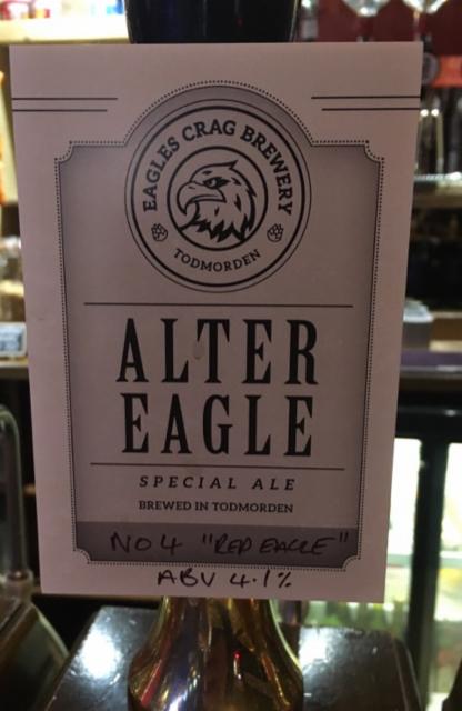 Alter Eagle No.4 - Red Eagle 4.1%, Eagles Crag Brewery, England