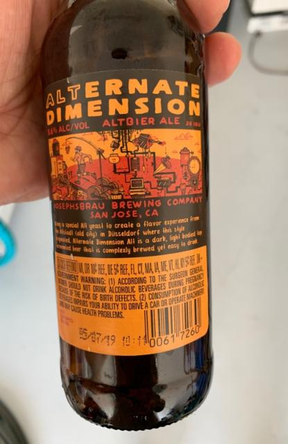 Alternate Dimension 5.6%, Trader Joe's (Steinhaus Brewing / JosephsBrau), United States