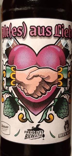 Alt(es) aus Liebe 4.8%, Freigeist Bierkultur, Germany