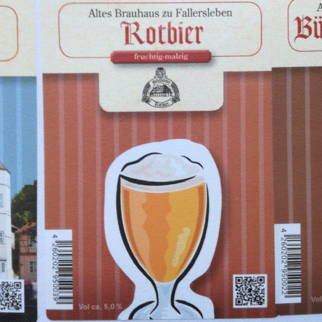 Rotbier 5.0%, Altes Brauhaus zu Fallersleben, Germany