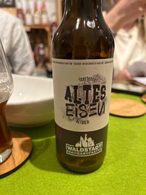 Altes Eisen 5.2%, Waldstadt Brauerei Iserlohn, Germany