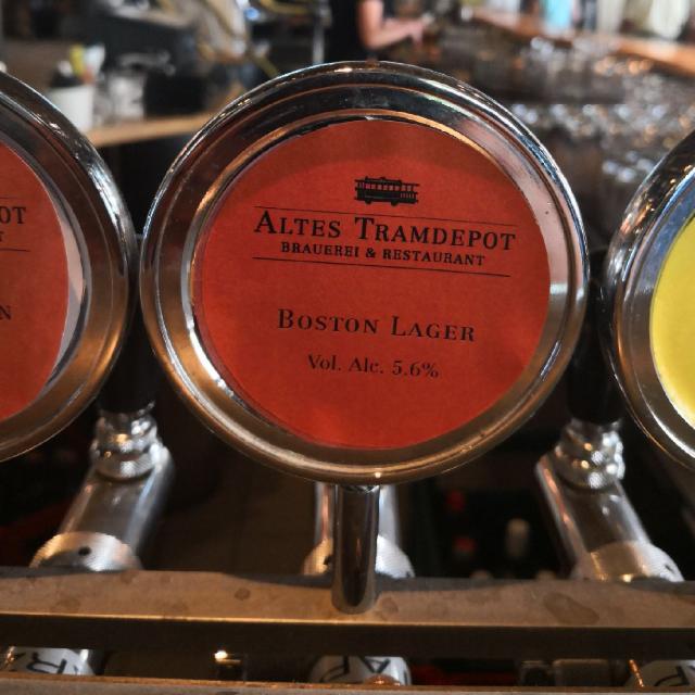 Altes Tramdepot Boston Lager 5.6%, Brauerei Altes Tramdepot, Switzerland
