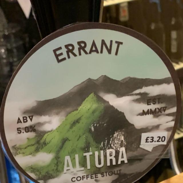 Altura 5.0%, Errant Brewery, England