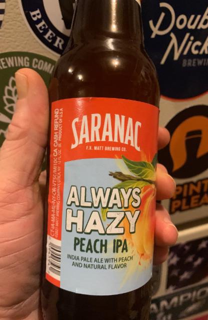 Always Hazy 6.0%, Saranac Brewery, United States