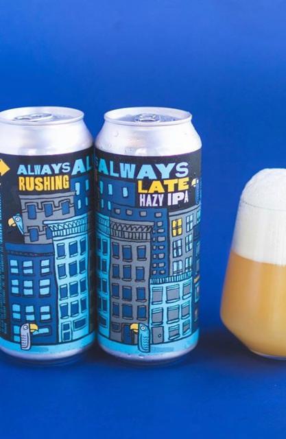 Always Rushing Always Late 7.0%, Green Cheek Beer Co., United States